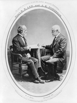 Post War Image of Robert E. Lee and Joseph E. Johnston